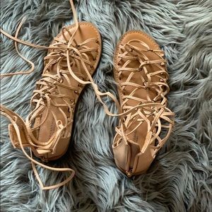 American Eagle lace sandals